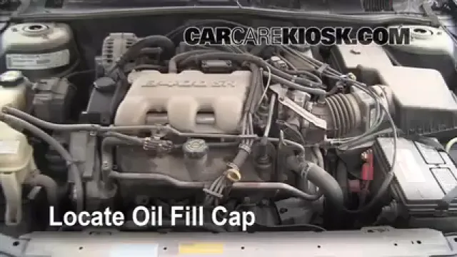2000 Oldsmobile Alero GL 3.4L V6 Sedan (4 Door) Huile Ajouter de l'huile